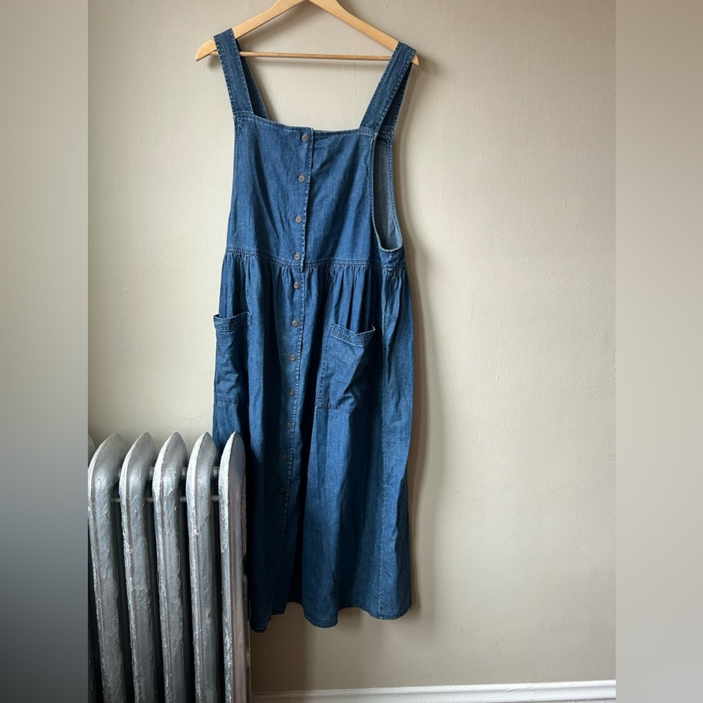 Vintage Eddie Bauer Denim Apron Dress
